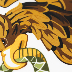 Bandera Mexicana Económica de Poliéster 100% de 3x5 pies con Dos Ojales, Asta de Aluminio Ecológica, Impresión Serigrafiada para Colgar/Escurrir - Product Image 3