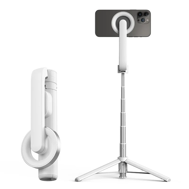 Portable Magnetic Selfie Stick Tripod with Remote Cellphone Stand for iPhone PH17