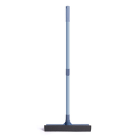 Nettoyeur de vitres télescopique écologique avec tête en éponge TPR, manche en fer EVA, couleur personnalisée pour le nettoyage professionnel des surfaces