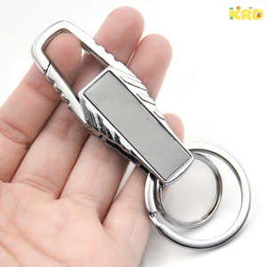 Llavero de Metal con Placa de Matrícula Grabada con Logotipo Láser Personalizado, Hebilla para Cinturón, Regalo Promocional Creativo para Hombres de Negocios - Product Image 1