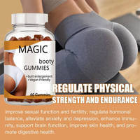Gummies d'extrait de Maca pour femmes, Aguaje, Maca noire, Isoflavones de soja, Complément alimentaire, 60 unités, 180g, Végétalien, Soutien énergétique