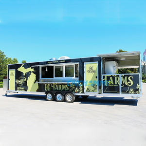 קייטרינג מטבח מלא אוכל נייד קייטרינג אוכל נייד אוזה גלידת קפה אוכל מהיר אוכל חטיפים מסעדות אוכל מהיר משאית נירוסטה - Product Image 4