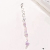 Offre Spéciale : Lot de 6 Breloques Papillon en Pierre Naturelle pour Tresses, Bijoux de Cheveux pour Dreadlocks, Accessoires Métalliques