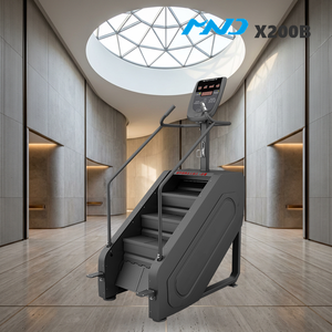Escaladora Inteligente con Pantalla LED Negra, Equipo de Gimnasio MND Fitness, Máquina de Subir Escaleras para Gimnasio Boutique en <span class=keywords><strong>Barcelona</strong></span>, Bajo Nivel de Ruido - Product Image 1