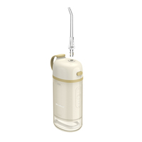 Mini irrigador de agua retráctil, tanque de 150ml, batería de 1100mAh para irrigador bucal, accesorio de viaje ultraportátil