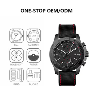<span class=keywords><strong>Reloj</strong></span> Mecánico Automático <span class=keywords><strong>de</strong></span> Buceo para Hombre, con Acabado DLC Negro Premium OEM, Luminoso - Product Image 4