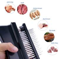Marteau de cuisine professionnel 48-lames attendrisseur de viande portable en acier inoxydable pour outils de viande et de volaille