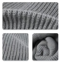 Bonnet tricoté uni 24 couleurs, chaud pour l'hiver, mini-bonnet unisexe à revers court, personnalisable, style pêcheur