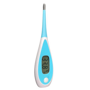 Thermomètre numérique rectal clinique en forme <span class=keywords><strong>de</strong></span> goutte d'eau étanche bébé soins santé corps <span class=keywords><strong>fièvre</strong></span> thermomètre électrique pour bras - Product Image 5