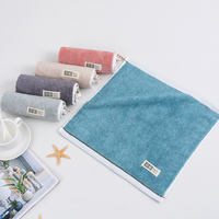 Wholesale Bamboo Fiber Washcloth Face Towel Ultra Soft Facial Cleansing Cloth Beauty Towel Quick Dry Wash Cloth