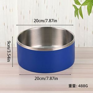 Bol pour chien en acier inoxydable coloré de 24 oz, promotionnel et haut de gamme, avec logo personnalisé imprimé en soie, pour l'alimentation des animaux, souvenir d'événement, cadeau - Product Image 5