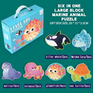 Farm Ocean Animals Traffic Learning Jigsaw Educational Game Leveled <b>Puzzles</b> for Kids Aged 2 and up - Product Image 2