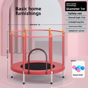 <span class=keywords><strong>Trampolín</strong></span> de <span class=keywords><strong>Fitness</strong></span> Interior para Niños con Red de Seguridad, Cama Elástica Pequeña, Juguete para Bebés, Modelo HG-26 - Product Image 6