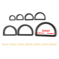 Boucle plate en fer de 15 mm, 20 mm, 23 mm, 25 mm, 30 mm, 32 mm, 38 mm pour sangle de ceinture, accessoires de quincaillerie pour sacs