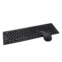 Clavier de jeu sans fil Sunrose T82 2.4G Combo-104 touches pleine grandeur ergonomique étanche ultra fin 1000 DPI Plug-and-Play