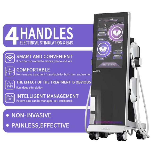 2026 Latest Intelligent 18 Tesla 8500W ABS Standing Body Slimming Muscle Beauty Body Fat Burning Machine WiFi Connect