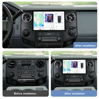 Lecteur multimédia de voiture MEKEDE DUDU7, GPS, autoradio, Car-play, écran tactile vidéo pour Ford F250 12,5 pouces 2013-2015