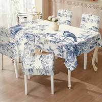 Housse de chaise de salle à manger Kongyu Home Textiles en Spandex extensible, motif floral et oiseaux, ajustement universel élastique, vente en gros