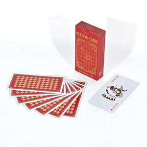 Xinzhiguang Custom <b>Playing</b> <b>Cards</b> 50x100mm Slim Rounded Corners For Guandan Game - Product Image 2
