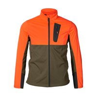 Vêtements de chasse orange Hi-Vis Sporty Parfait pour la chasse venteuse d'automne Veste
