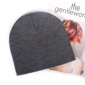 Gorros <span class=keywords><strong>de</strong></span> invierno personalizados <span class=keywords><strong>de</strong></span> punto acrílico unisex Gorro con logotipo Jacquard personalizado - Product Image 6