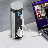 Multiprise de table multimédia 6 prises étanche de haute qualité avec câble d'extension