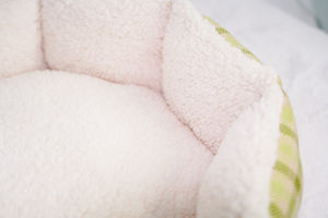 U-PETS Bottom Green Plaid achteckiges Haustier bett mit rutsch festem - Product Image 4