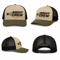 Paquete de Gorras de Malla con Visera Trasera para Turno Nocturno, con Bordado Personalizado, para Tiendas de Ropa de Trabajo y Vendedores de Eventos