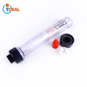 LZS-tubo de plástico PVC, medidor de flujo de agua, bajo precio, rotámetro con interruptor - Product Image 6