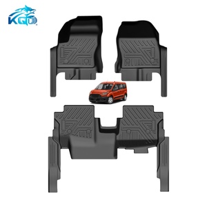 Tapis de voiture 5D en TPE de qualité supérieure, accepté par KQD OEM, pour Ford Transit 2023, luxe, antidérapant, 3 pièces - Product Image 1