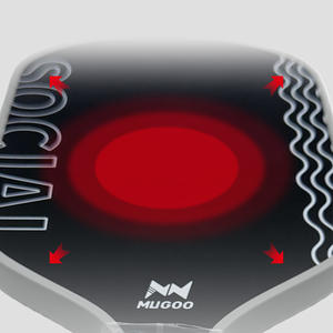 Paleta MUGOO Gen4 Core Ultra Ligera de Fibra de Carbono, Aprobada por la USAPA para Torneos, Ideal para Campeonatos Regionales - Product Image 6