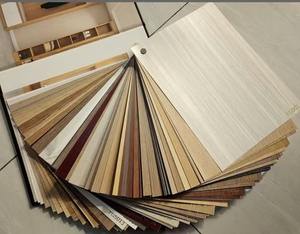 Lapisan Dekorasi PVC motif serat kayu tahan air lapisan dekorasi dekorasi dinding Interior furnitur kayu Matte timbul dalam - Product Image 6