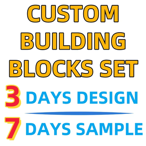 Ensembles de blocs de construction créatifs personnalisables, y compris des modèles de briques, des voitures, des figurines, des scènes - Production OEM ODM personnalisée pour les cadeaux - Product Image 1