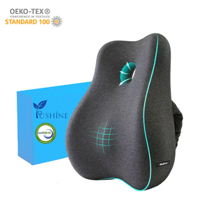 OEKO-TEX Ergonomic Memory Foam Waist <strong>Back</strong> <strong>Support</strong> Lumbar <strong>Pillow</strong> Orthopedic Office Car Seat Cushion Reading <strong>Bed</strong> Rest <strong>Pillows</strong> - Product Image 1