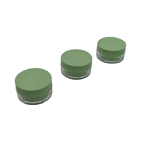 Promotionnel 10ml clair vide en plastique petits mini pots cosmétiques emballage conteneur pot de crème