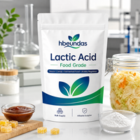 Acide lactique de qualité alimentaire en vrac, régulateur d'acidité pour sauces, bonbons, aliments fermentés, certifié HACCP ISO HALAL KOSHER, durée de conservation de 24 mois