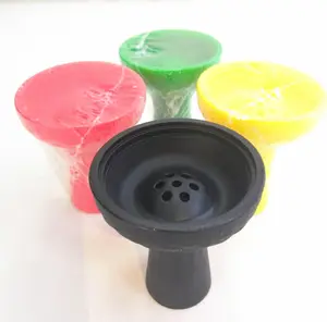 Wholesale Hookah Shisha Accessories Multi Color Silicon Hookah Head Bowl