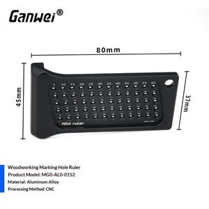 Règle de traçage pour charpentier, <span class=keywords><strong>équerre</strong></span> de marquage de ligne en alliage d'aluminium, outil de marquage MiniR MG0-AL0-0152-BL - Product Image 3