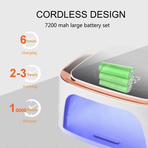 Best-selling 108w Professional Curing Wireless Dual-light Nail Dryer, Sunlight Ultraviolet Light-emitting Diode Nail Lamp - Product Image 4