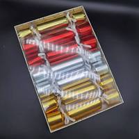 Vielseitige Pyramiden-Papierbox mit Goldfolienprägung für Weihnachtsbonbons Umweltfreundliche Verpackung mit Eigenem Logo für den Einzelhandel
