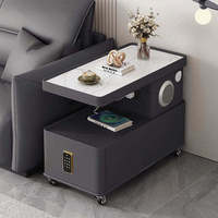 Table d'appoint intelligente tendance : Table basse moderne et minimaliste pour salon, table basse portable pour petits appartements