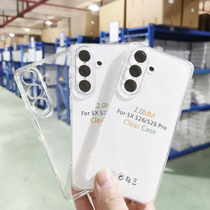 Coque de téléphone transparente en TPU de 2 mm pour Samsung Galaxy S26 Ultra S26 Edge S26 Plus S25, protection antichoc transparente - Product Image 4