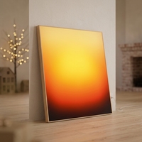 Applique murale LED à intensité variable en acrylique dégradé pour décoration intérieure résidentielle