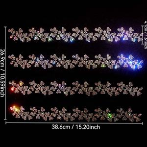 Fogli di Strass Cristallo AB Brillanti all'Ingrosso, Facile Applicazione, <span class=keywords><strong>Motivi</strong></span> Termoadesivi per Scarpe - Product Image 2