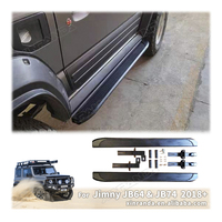 Pour Suzuki Jimny JB74 accessoires marchepieds latéraux en alliage d'aluminium pour Suzuki Jimny Sierra B64 JB64W JB74W 2019 +