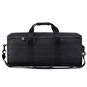 Sac de pêche sur glace rectangulaire en nylon 55 cm, sacoche d'épaule étanche pour rangement de cannes à pêche et leurres en extérieur - Product Image 5