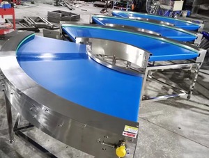 Low Price PVC PU Rubber <strong>Belt</strong> Turn <strong>Conveyor</strong> 90 Degree 180 Degree Custom Radius For Food Industry - Product Image 2