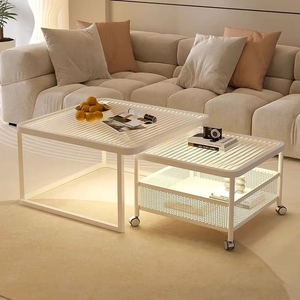 Mesa Auxiliar para Sofá, Mesa <span class=keywords><strong>de</strong></span> <span class=keywords><strong>Centro</strong></span> <span class=keywords><strong>de</strong></span> Vidrio <span class=keywords><strong>de</strong></span> Lujo para Sala <span class=keywords><strong>de</strong></span> Estar - Product Image 3