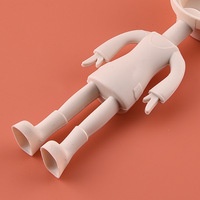Ustensiles de cuisine : Brosse en silicone créative en forme de poupée humanoïde, fouet à œufs, tasse à mesurer, cuillère plate, spatule, brosse
