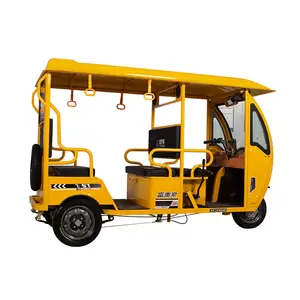 E Rickshaw Tricycle 4 Passenger Tuk Tuk Electric Tricycle 3 Wheel